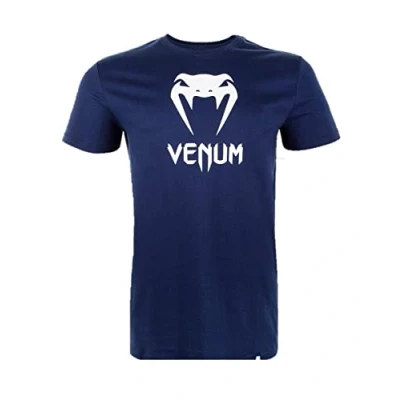 Imagen de Venum Classic Camiseta, Hombre, Azul Marino, XL