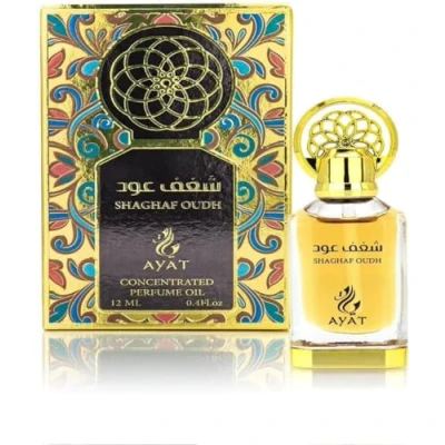 Imagen de Ayat Perfumes Aceite de Perfume 12ml Extracto sin Alcohol, Eau Parfum Calidad Almizcle, Unisex, Oriental, Árabe, Oud, Natural, Ámbar dubai (Shaaghaff Oud 12ml)