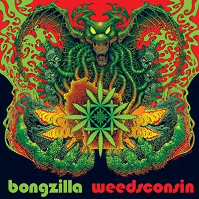 Imagen de Weedsconsin Vinilo Splatter Verde rojo