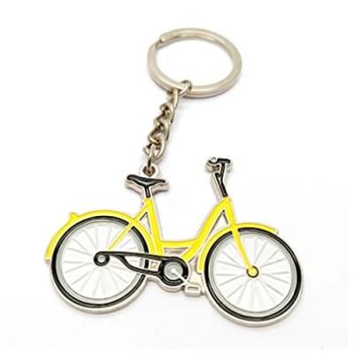 Imagen de ARFUKA llavero con colgante de bicicleta, metal, joyería regalo cumpleaños Navidad, para hombres y mujeres