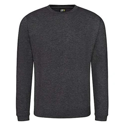 Imagen de Pro RTX Sudadera unisex de trabajo manga larga para hombre y mujer Camiseta el día a cómoda elegante Talla S 7XL, charcoal,