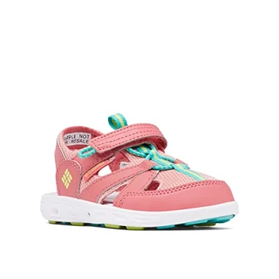 Imagen de Columbia Youth Techsun Wave Sandalias De Senderismo Y Trekking para Unisex niños, Rojo (Wild Salmon x Voltage), 35 EU