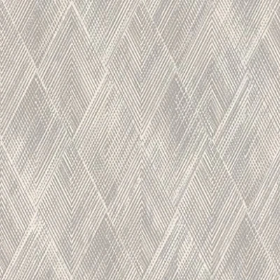 Imagen de Rasch Papel pintado 844115 no tejido en gris claro y plata con patrón geométrico de rombos la colección Perfecto VI 10,05 m x 0,53 (largo ancho)
