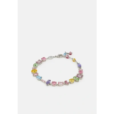Imagen de Swarovski Pulsera Gema, con Cristales Multicolores Swarovski, Tallas Mixtas, Baño de Rodio