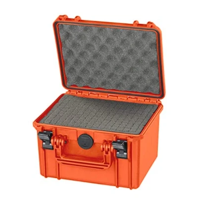 Imagen de MAX Cases MAX235H155S.001 Naranja Maleta hermética con Espuma pre Cortada a cubetas Dimensiones internas 235 x 180 156 mm