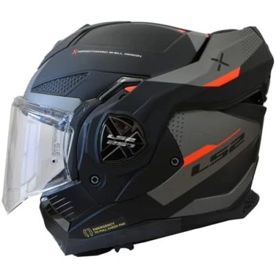 Imagen de LS2, Casco Moto Modular ADVANT X OBLIVION Matt Black Titanium, XXXL