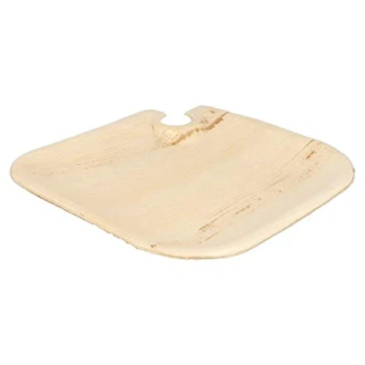 Imagen de García de Pou 223.94 Bandejas Con Porta Copas Areca 21X21X1,5 Cm Natural (pack 25)