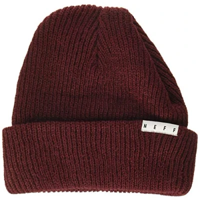 Imagen de Neff Gorro Plegable Boina, Hombres, Marrón (Maroon), Unisex