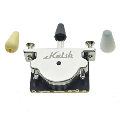 Imagen de KAISH Interruptor selector de pastilla guitarra 3 vías resistente para Strat Tele con puntas plástico