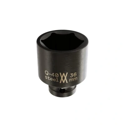 Imagen de WIESEMANN 1893 81543 llave de vaso (36 mm, 1/2&quot;, hexagonal, acero Q 40, apto para impacto)