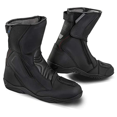 Imagen de SHIMA Terra Men, botas de moto impermeables para hombre, color negro, talla 44