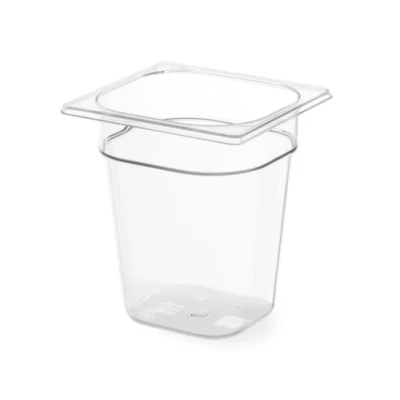 Imagen de HENDI Recipiente Gastronorm 1/6 PC Transparente 1 L 176x162x(H) 65 mm