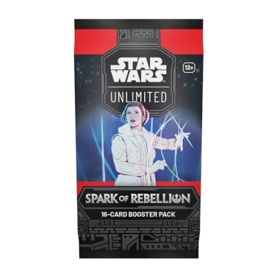 Imagen de Star Wars Unlimited Cartas Coleccionables Spark of Rebellion Booster Pack sobre de Ampliación, versión inglesa