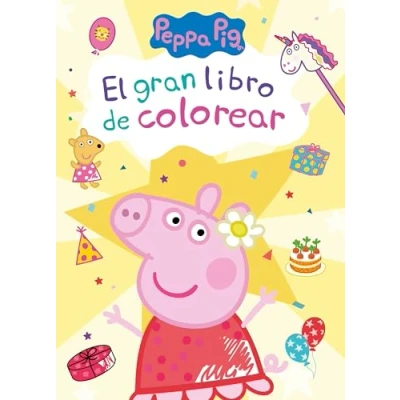 Imagen de Peppa Pig. Cuaderno de actividades El gran libro colorear: Pinta y diviértete con (Altea)