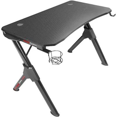 Imagen de MARSGAMING Mars Gaming MGD, Mesa Ergonómica, Soporte Cascos+Botella, 110x60cm, Negro