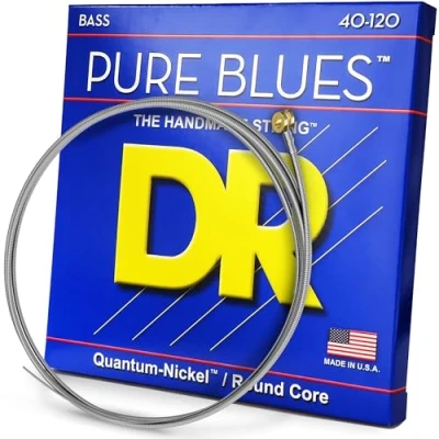 Imagen de DR Strings PB5 40 Pure Blues Cuerdas para bajo (40 120)