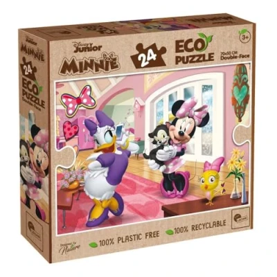 Imagen de Liscianigiochi Eco Puzzle Df, color disney rompecabezas ecológico de doble cara minnie 24 piezas (91812)