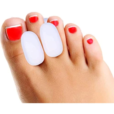 Imagen de protector de dedos gel, separador los pies, silicona para corrector , 4 unidades