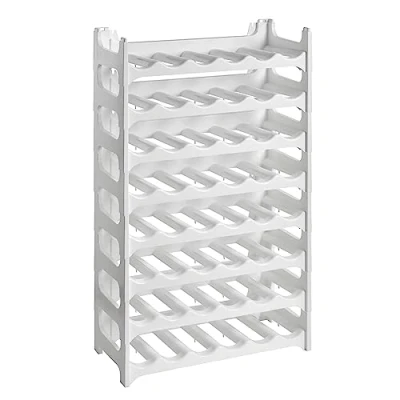 Imagen de Grizzly botellero diseño Modular y apilable para 48 Botellas, Blanco