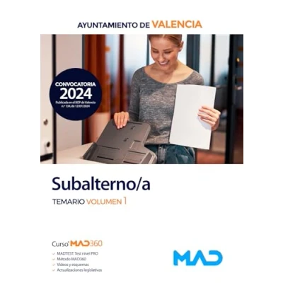 Imagen de Subalterno/a del Ayuntamiento de Valencia. Temario volumen 1