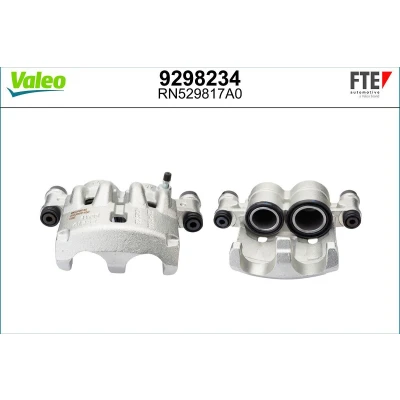 Imagen de FTE 9298234 Pinza de freno gris Hierro fundido Eje delantero, izquierda sin soporte FIAT: Ducato III Furgón, Camión plataforma / Chasis