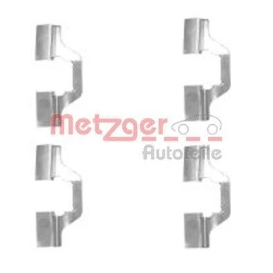 Imagen de METZGER 109 1749 Kit de accesorios, pastillas frenos RENAULT: CLIO 3, MEGANE 2, 2 Coupe Cabriolet