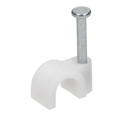 Imagen de Miratic Recoge Cables Sujeta de 100 Piezas Grapas Cable Pared Clips Holder para Diferentes Tamaños Ø: 4/6 / 7/8 10/12 mm (Ø 10 mm)