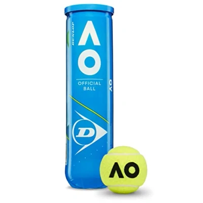 Imagen de Dunlop Australian OPEN 4 PACK Unisex Pelota de tenis, Talla: One Size, Gelb