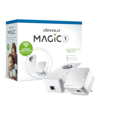 Imagen de Devolo Magic 1 Kit de iniciación WiFi Mini Powerline Network 400 Mbps