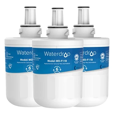 Imagen de Waterdrop DA29 00003G Filtro para Refrigerador, Reemplazo Samsung® Aqua Pure Plus 00003B DA97 06317A DA61 00159A HAFCU1/XAA HAFIN2/EXP APP100 WF289, Paquete Puede Variar (3)