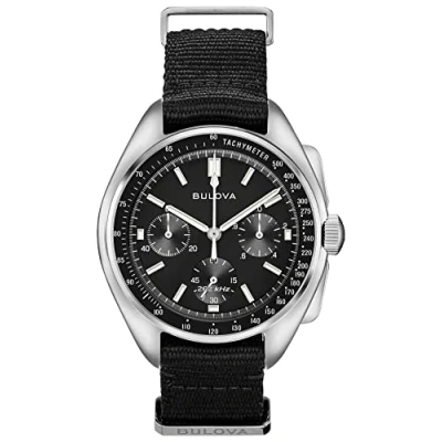 Imagen de Bulova Reloj Cronógrafo para Hombres de Cuarzo con Correa en Nylon 96A225