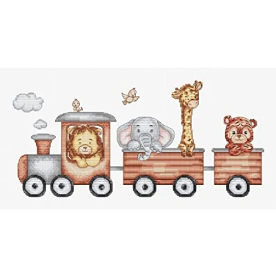 Imagen de Tren Journey Kit de punto cruz Luca S
