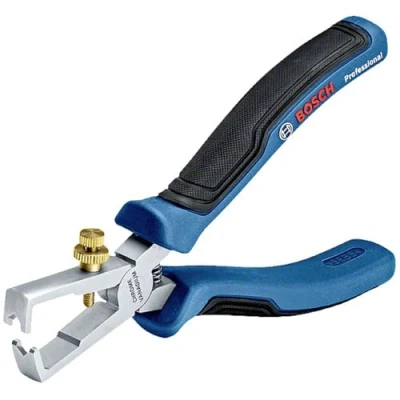 Imagen de Bosch Professional Alicates Pelacables (Cromo vanadio, mango Soft Grip), Azul, de 160 mm