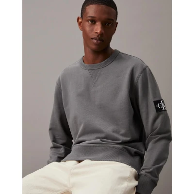 Imagen de CALVIN KLEIN SUDADERA BADGE GRIS XL