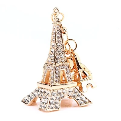 Imagen de Llavero de la Torre Eiffel, con Diseño Eiffel Cristales en 3D