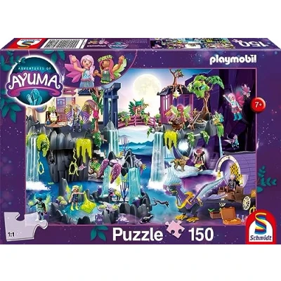 Imagen de Schmidt Spiele 56481 Playmobil, Ayuma, Las Aventuras místicas, Puzzle Infantil de 150 Piezas, Rompecabezas, Color Colorido