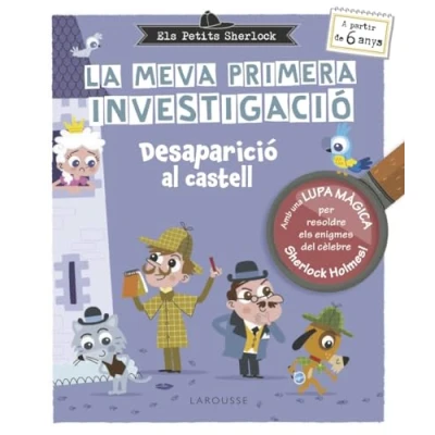 Imagen de Els Petits Sherlock. La meva primera investigació: Desaparició al castell (LAROUSSE Infantil / Juvenil Catalán A partir de 5/6 años)
