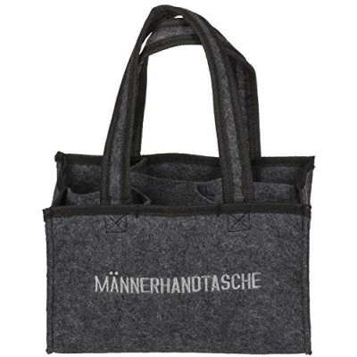 Imagen de Out of the blue Bolso para 6 Botellas de Cerveza Bordado MÄNNERHANDTASCHE/Dimensiones : 24 x 14 16 cm