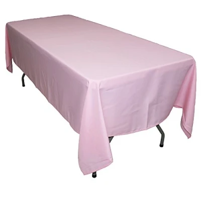 Imagen de KaitatsuSen Mantel Rectangular de Tela Poliéster, Rosa, 150x240 cm