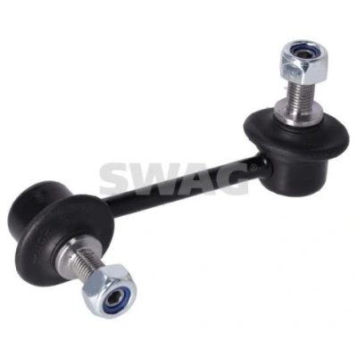 Imagen de SWAG 83 93 3917 Bieleta de suspensión 104 M10 x 1,25 con tuerca autofijadora Acero negro MAZDA: MX 5 3, CX 7, RX 8