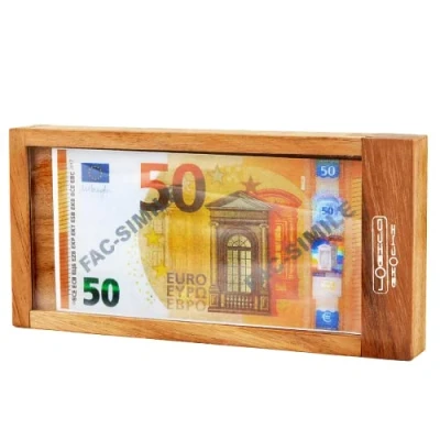 Imagen de Logica Giochi Art. Caja Fuerte con Truco La Secreta Dificultad 5/6 Increíble Rompecabezas de Madera Colección Leonardo da Vinci (Long)