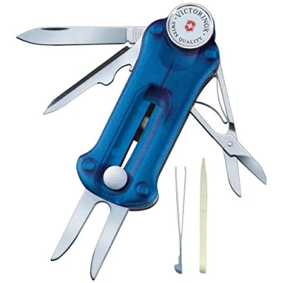 Imagen de Victorinox, Golf Tool, Navaja Multiuso Suiza, Cuchillo bolsillo, Regalo, 10 Funciones, Hoja grande, Repair tool
