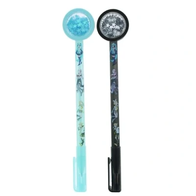 Imagen de Blueprint Collections Bolígrafo Hatsune Miku **solo se enviará 1 diseño de bolígrafo** lentejuelas con cubreobjetos Regalos Papelería