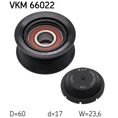 Imagen de SKF VKM 66022 Rodillo Guia SUZUKI: Grand Vitara 2 SUV