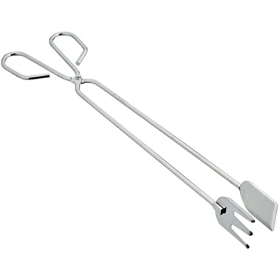 Imagen de 3 Claveles TENACILLA Pescado INOX 18/8 35 cm. C 3C, Acero Inoxidable, Plata