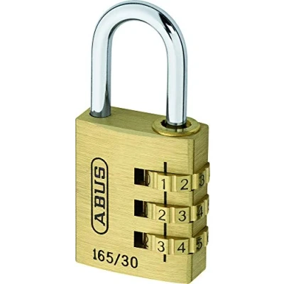 Imagen de Abus 165/30 Candado combinación latón 30mm 3 dígitos