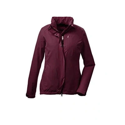 Imagen de Killtec Women&#039;s Chaqueta funcional con capucha enrollable, plegable KOS 25 WMN JCKT, dark rose, 36, 38287 000