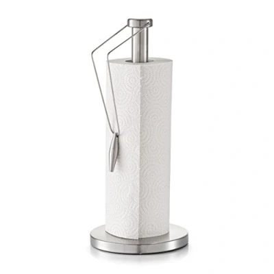 Imagen de Zeller 27236 Soporte para Rollos de Cocina, Acero Inoxidable 15 x 33.5 cm