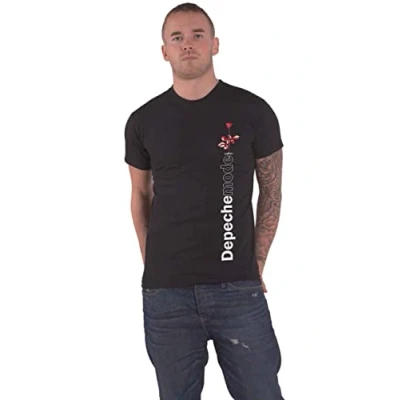 Imagen de Depeche Mode Violator Side Rose Hombre Camiseta Negro M, 100% algodón, Regular