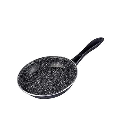 Imagen de Magefesa K2 Gransasso Sartén 20cm de acero vitrificado exterior gris moteado. Antiadherente bicapa reforzado efecto piedra, apta para todo tipo cocinas, especial inducción. 50% ahorro energético.